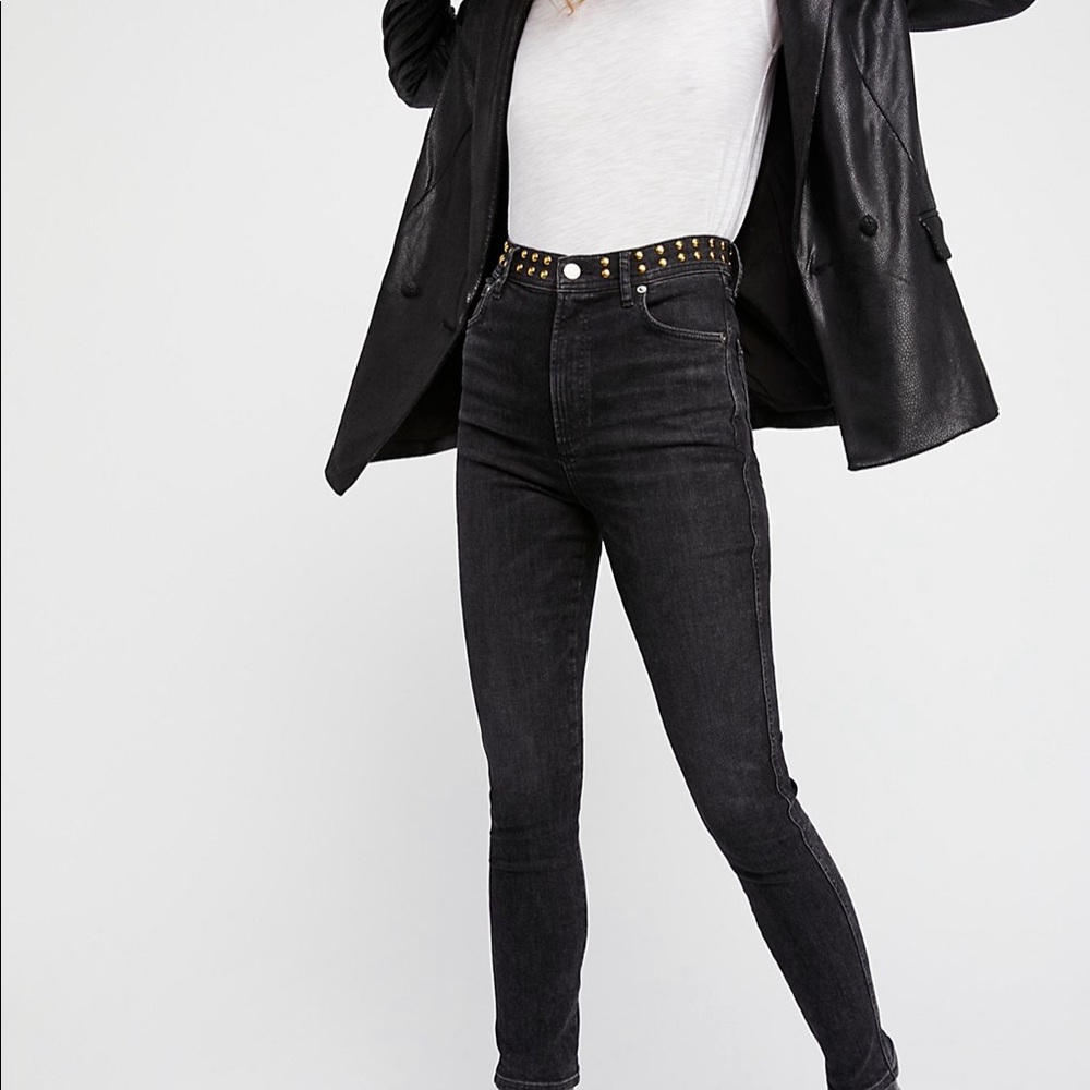 AGOLDE Roxane super high rise skinny jeans